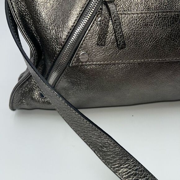 Minelli Paris Vintage Made in Italy Metallic Leather Clutch or Crossbody bag - Picture 5 of 16